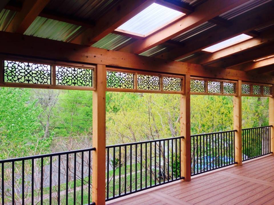 Skylights in ceiling over deck in Overland Park 2024