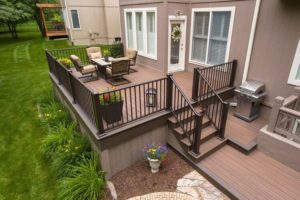 Custom Deck in Mission Hills Kansas by Creative Concepts & Design