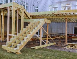 Creative Concepts and Design, deck built in winter, Overland Park, KS, 2024