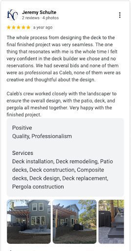 Deck Design, Creative Concepts & Design, Leawood, KS, 2024